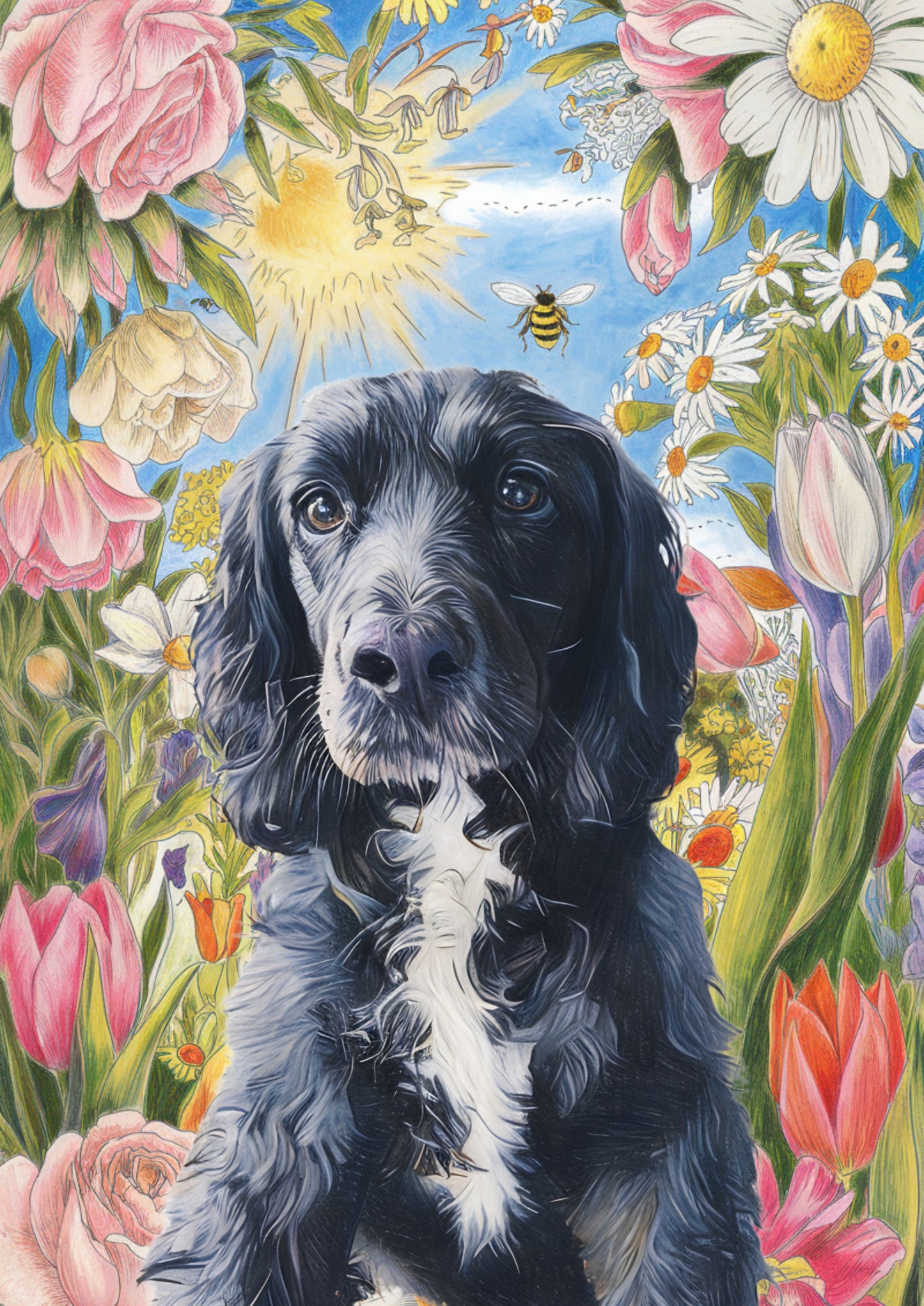 Springtime Paws and Petals