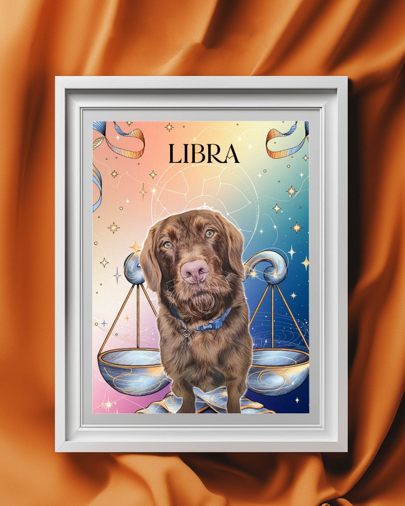 Custom Zodiac-Themed Pet Portrait – £7