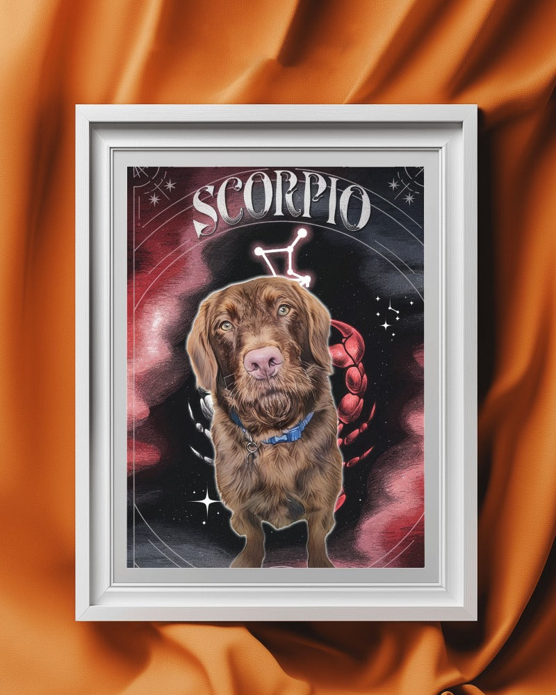 Custom Zodiac-Themed Pet Portrait – £7