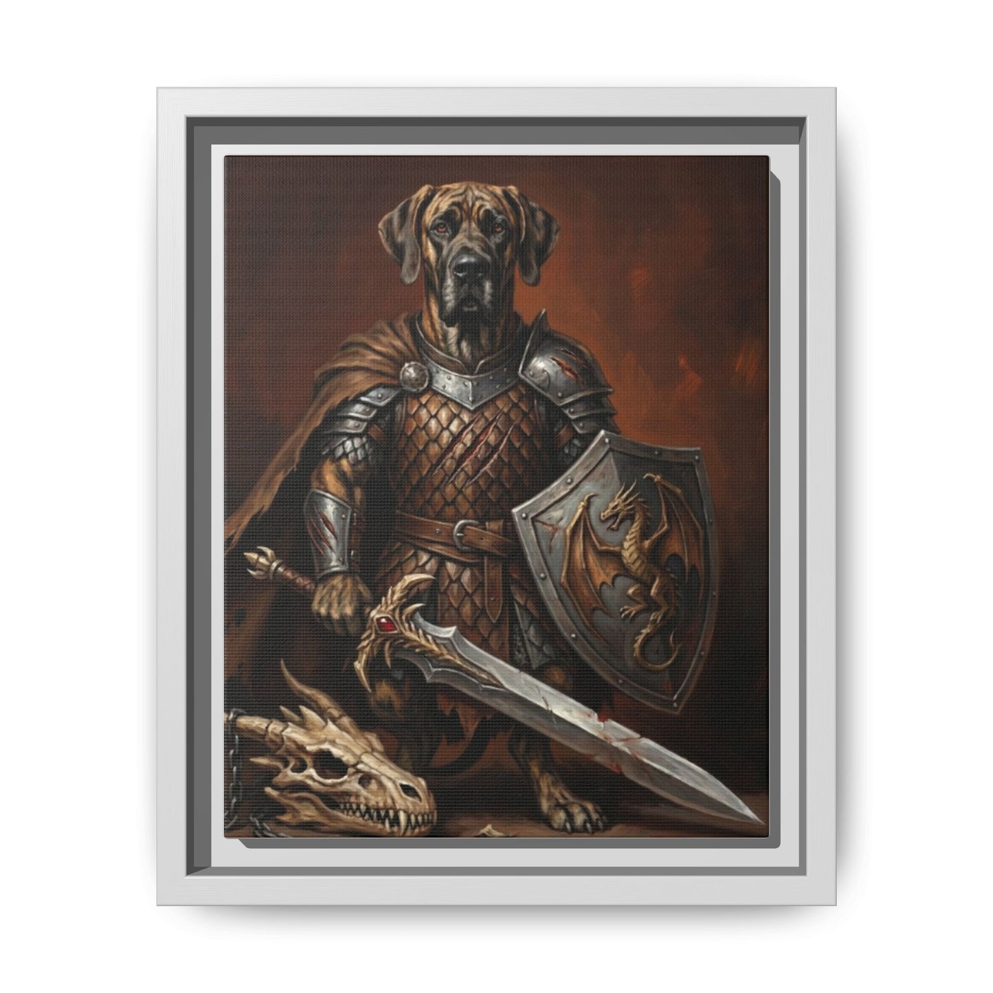 The Fighter Dog Wall Art