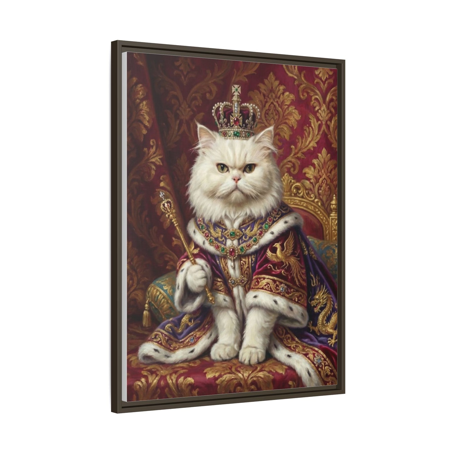 Royal Cat Portrait Canvas