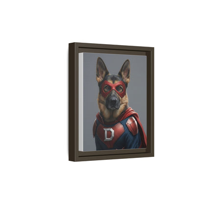 Superhero German Shepherd Dog Art Print