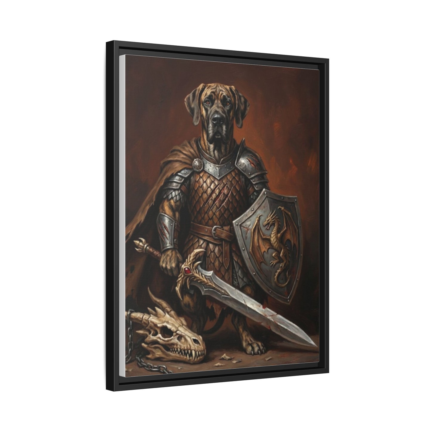 The Fighter Dog Wall Art