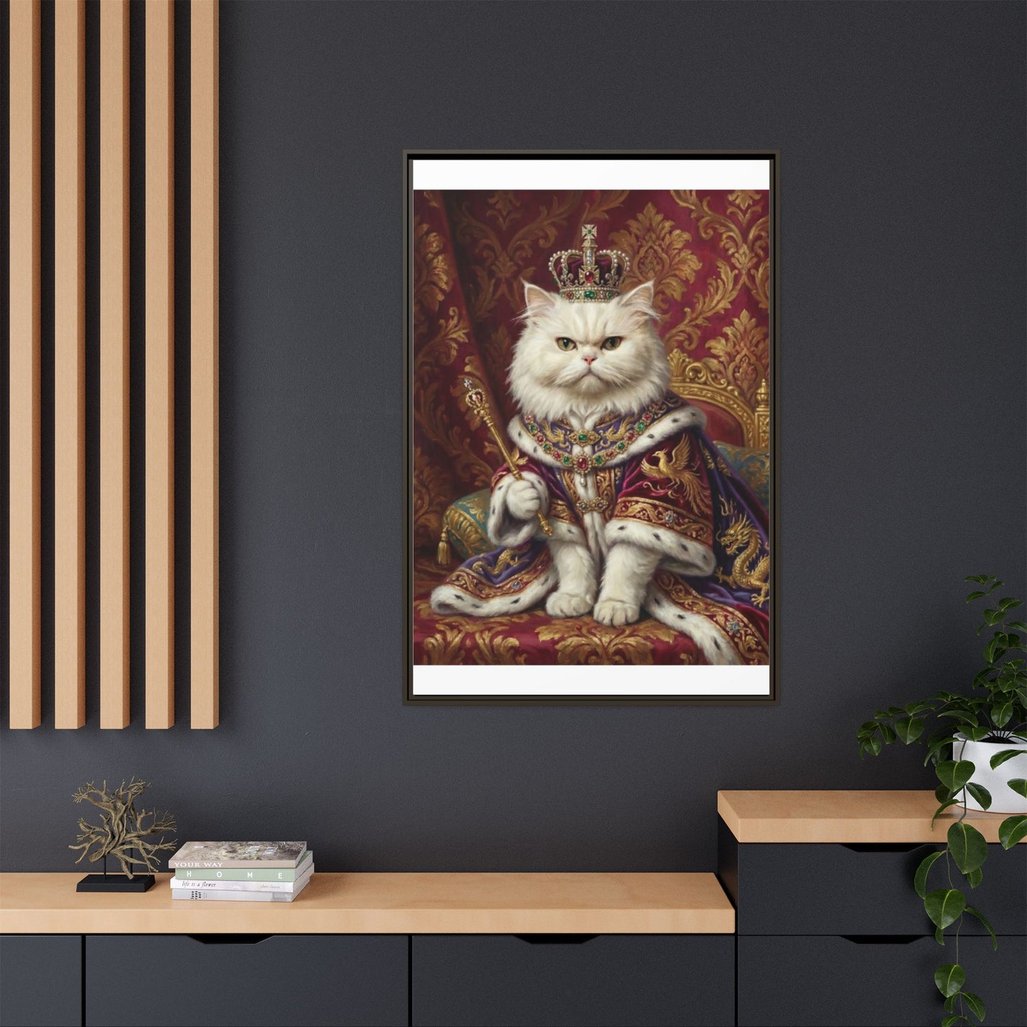 Royal Cat Portrait Canvas