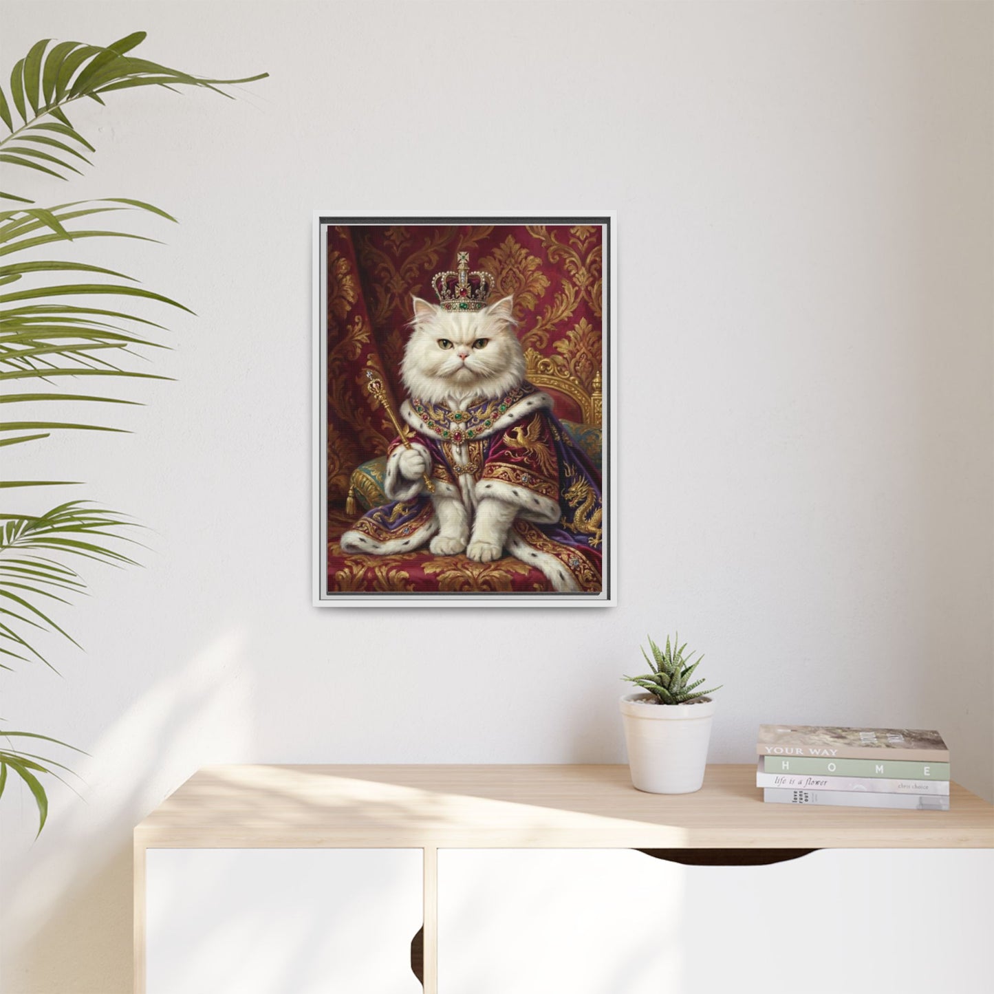 Royal Cat Portrait Canvas