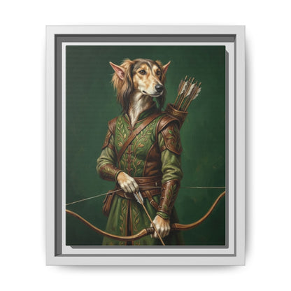 Archer Dog Matte Canvas Print