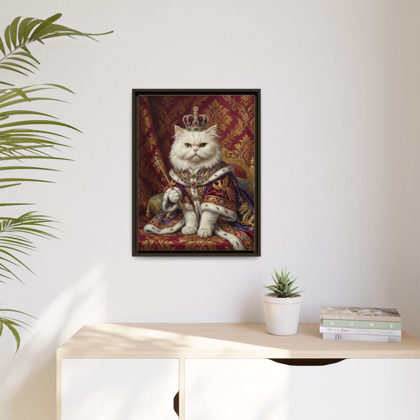 Royal Cat Portrait Canvas