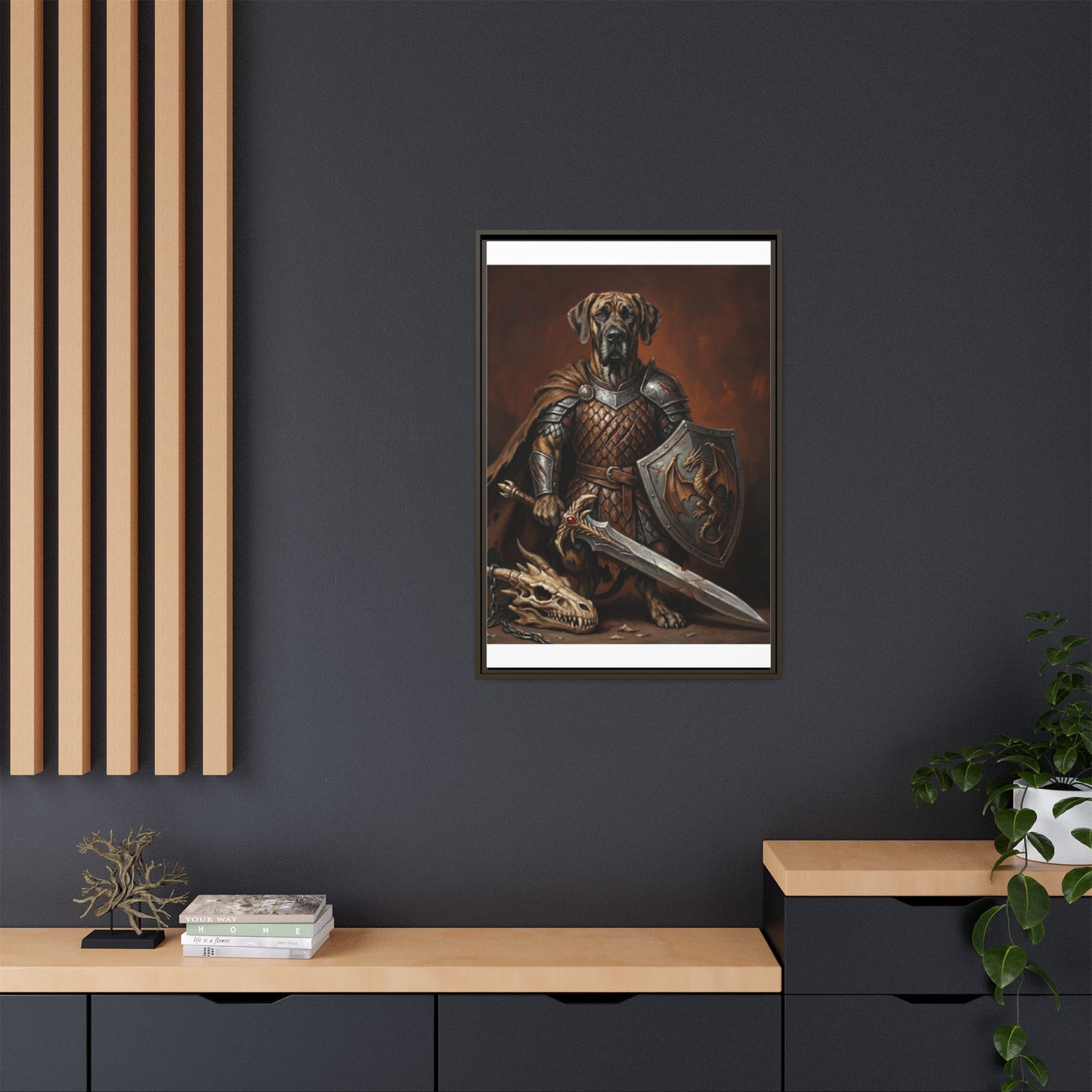 The Fighter Dog Wall Art