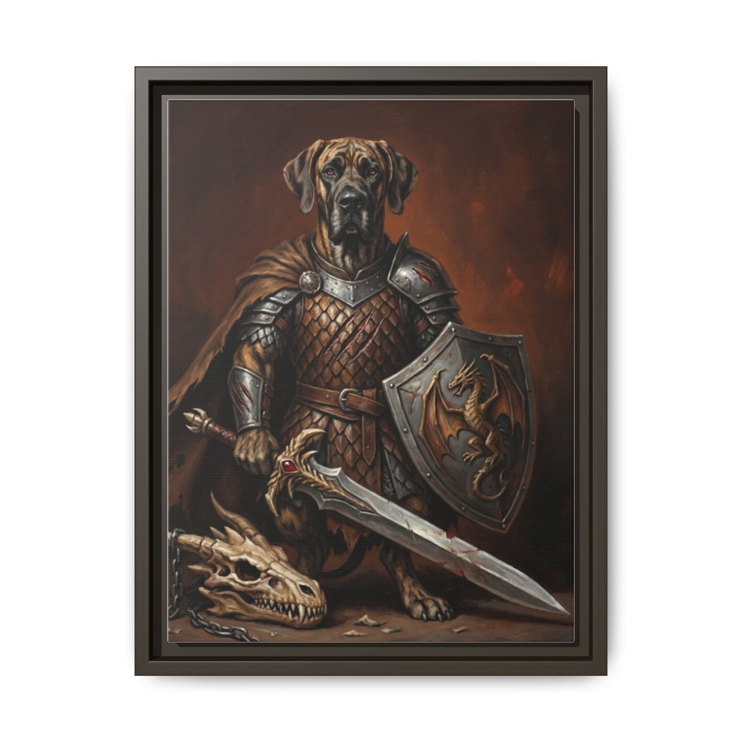 The Fighter Dog Wall Art