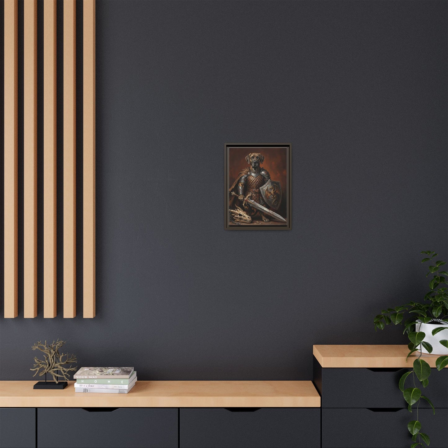 The Fighter Dog Wall Art