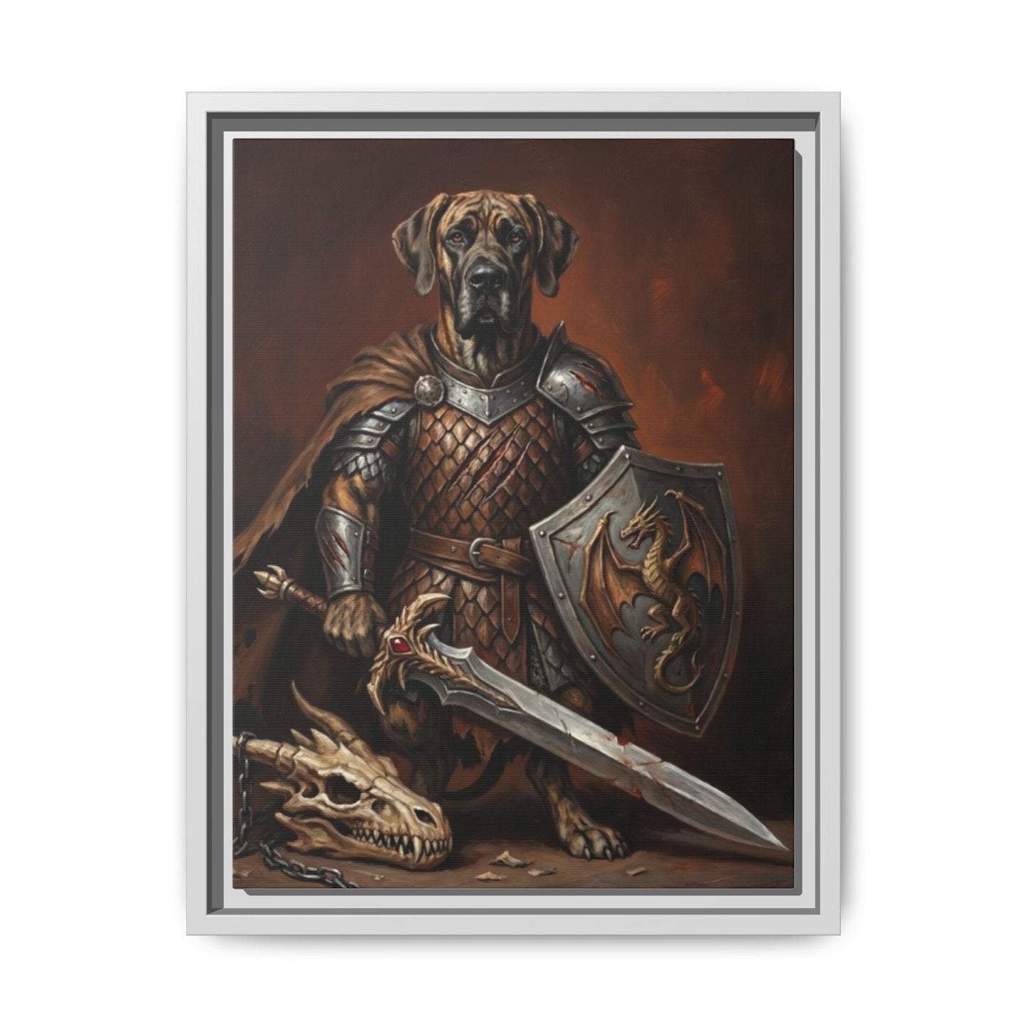 The Fighter Dog Wall Art