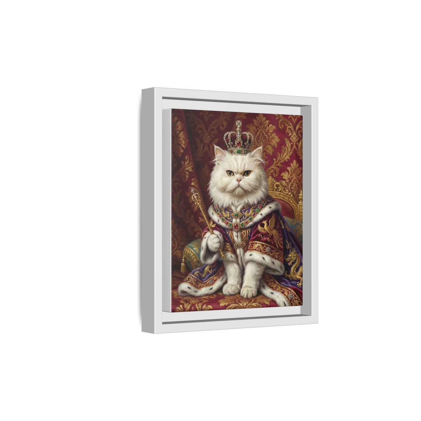 Royal Cat Portrait Canvas