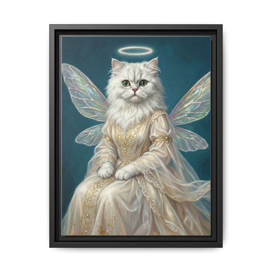 Butterfly Kitty Canvas Art