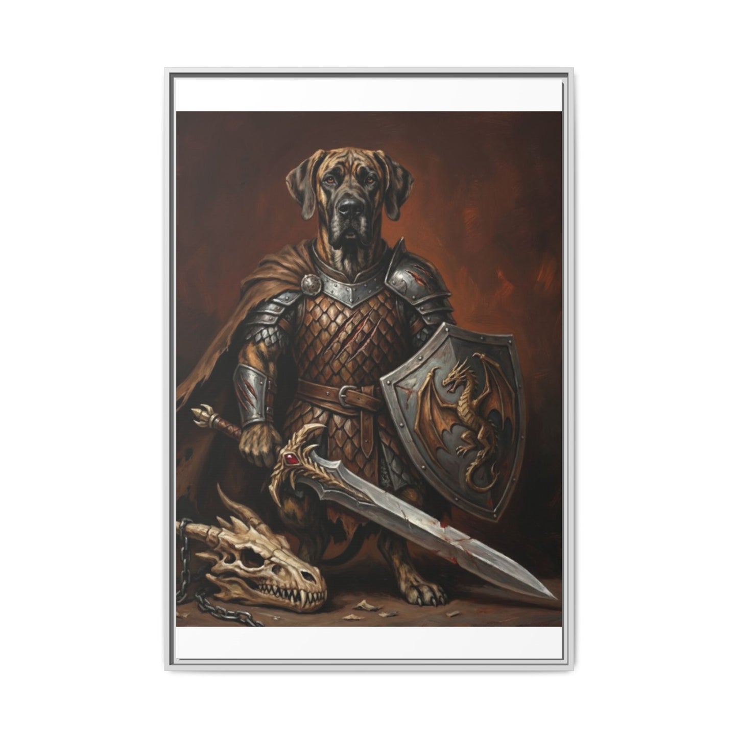 The Fighter Dog Wall Art