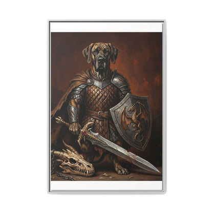 The Fighter Dog Wall Art