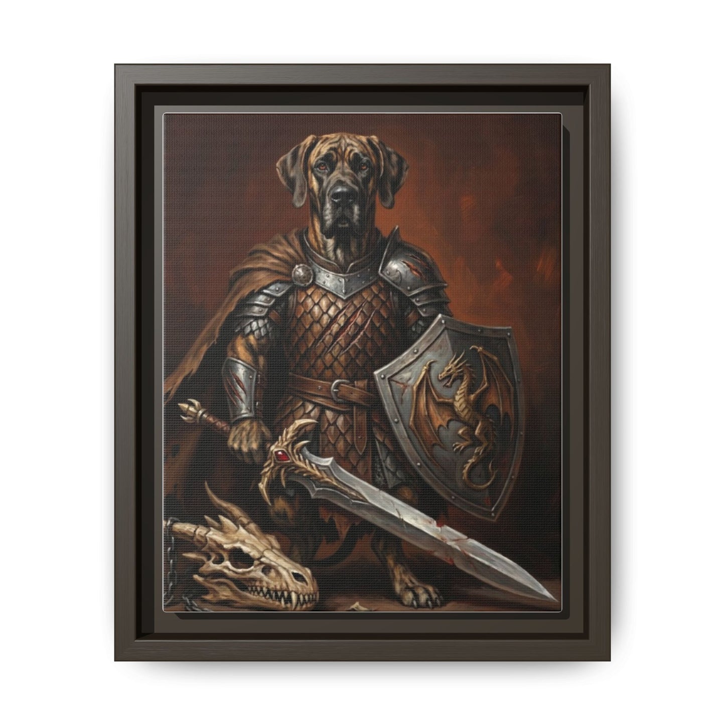 The Fighter Dog Wall Art