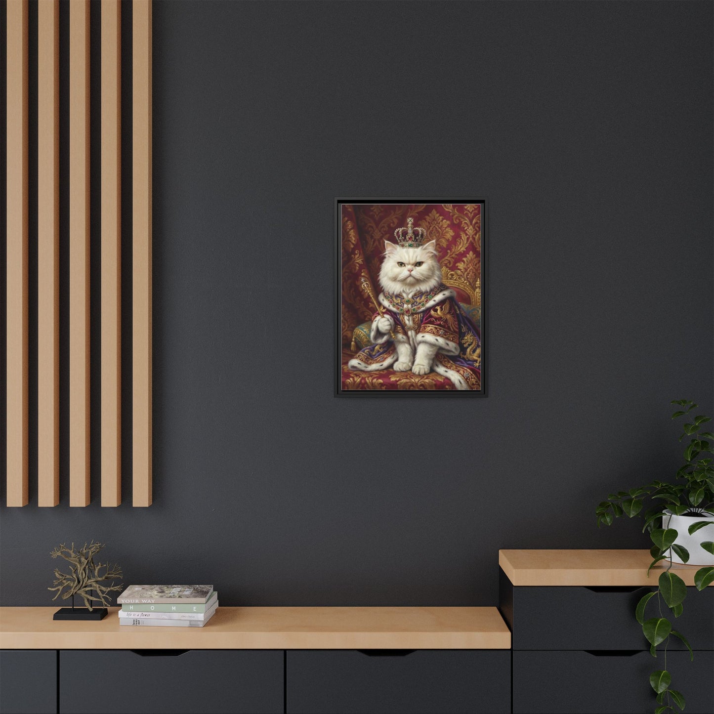 Royal Cat Portrait Canvas