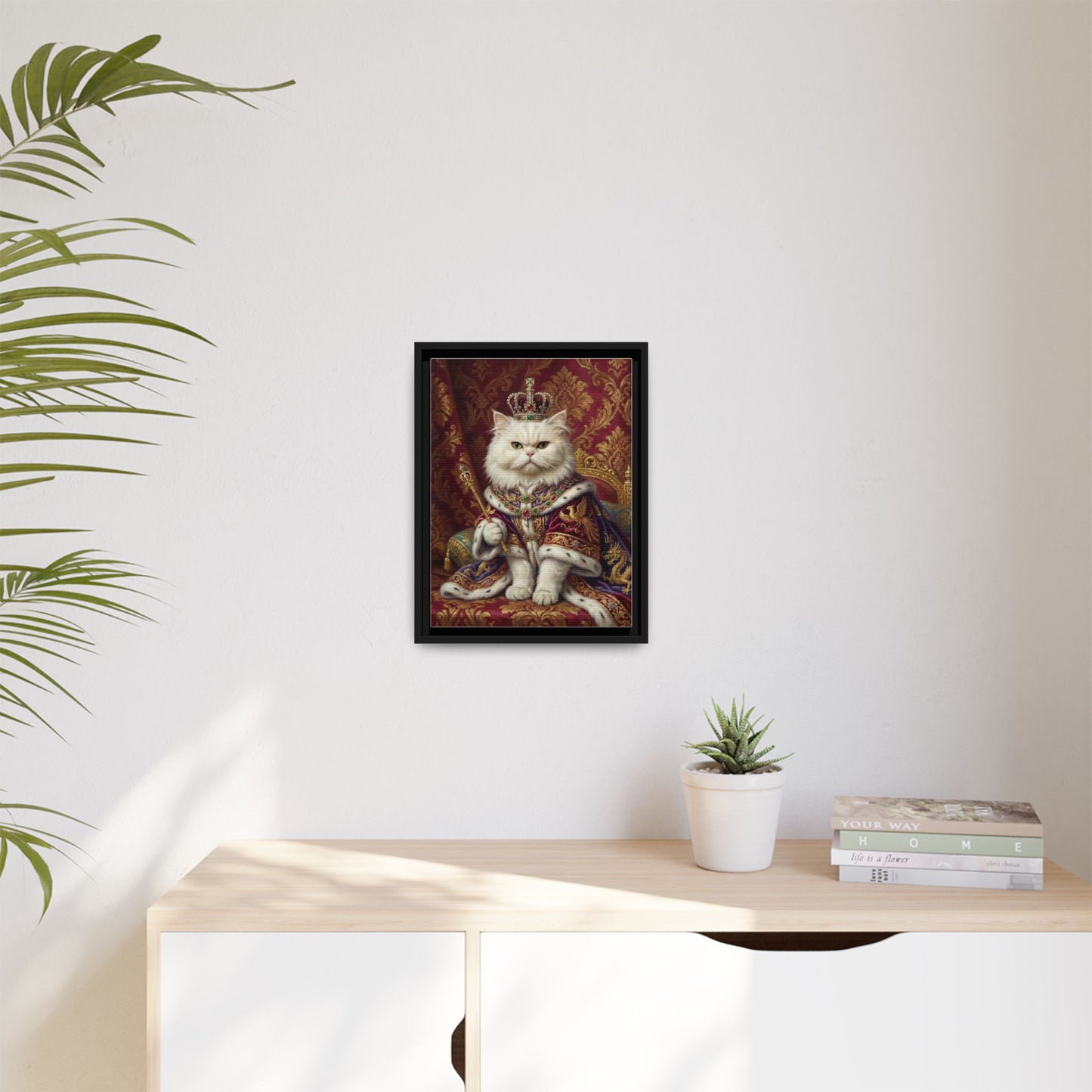 Royal Cat Portrait Canvas