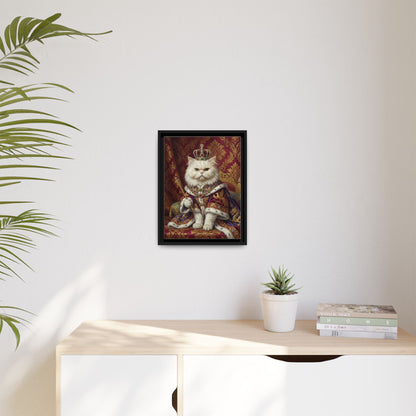 Royal Cat Portrait Canvas