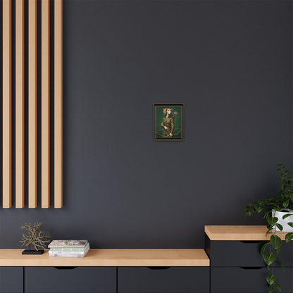 Archer Dog Matte Canvas Print