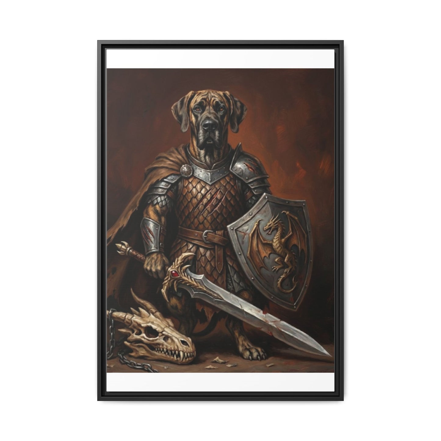 The Fighter Dog Wall Art