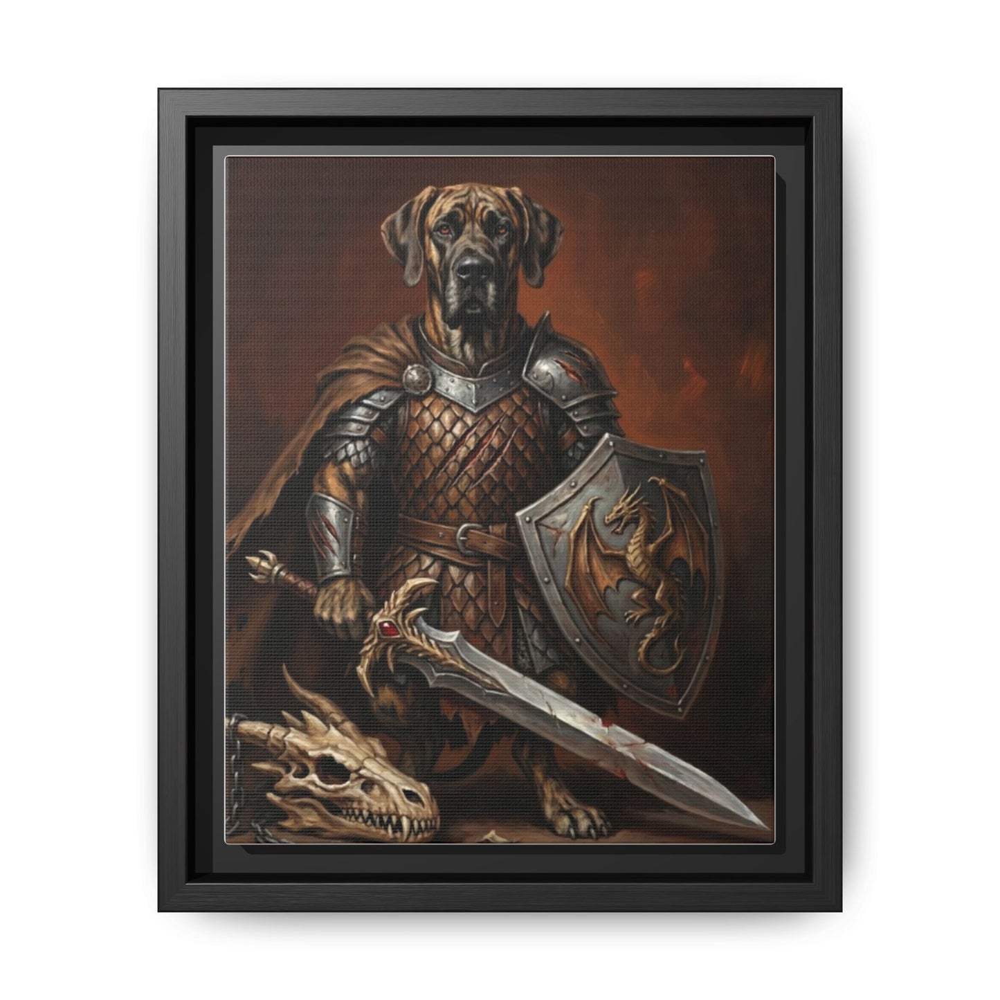 The Fighter Dog Wall Art