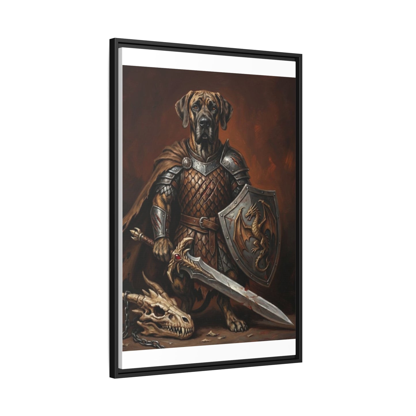 The Fighter Dog Wall Art