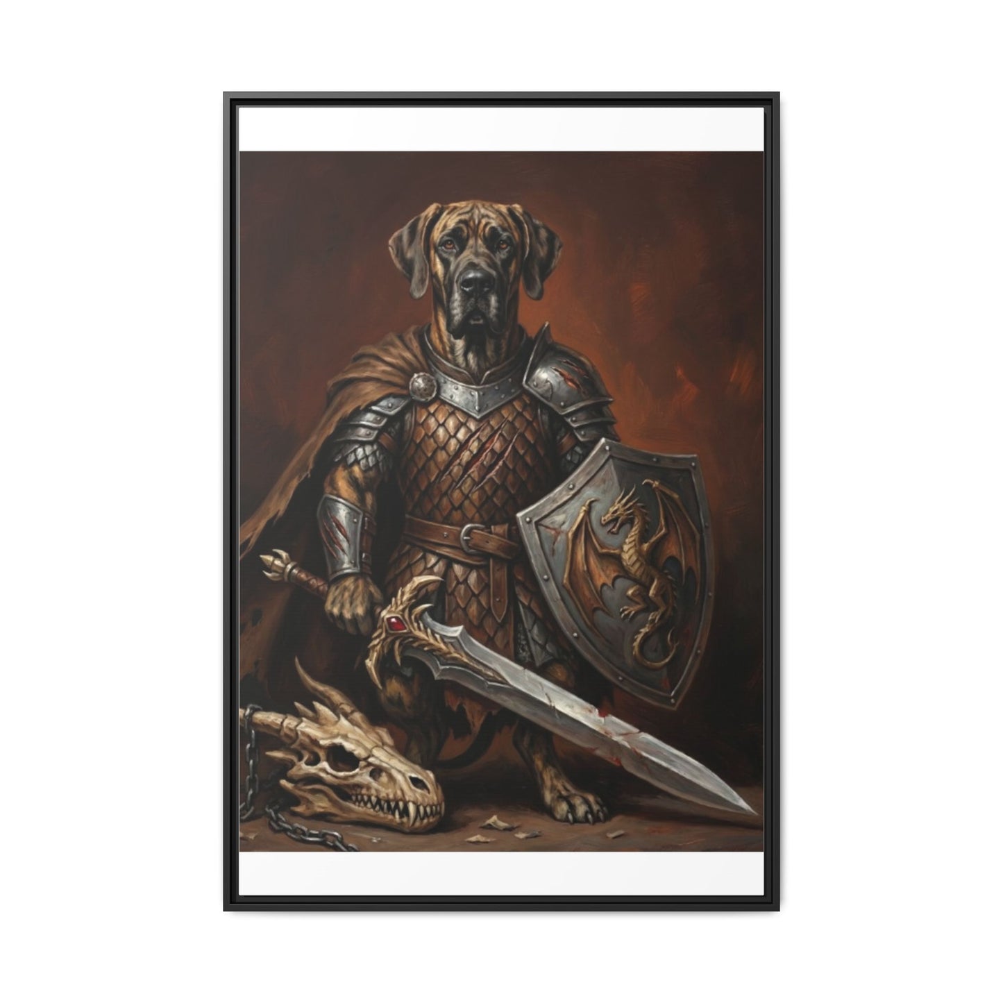 The Fighter Dog Wall Art