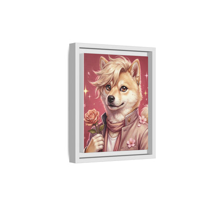 Romantic Shiba Portrait Art Print