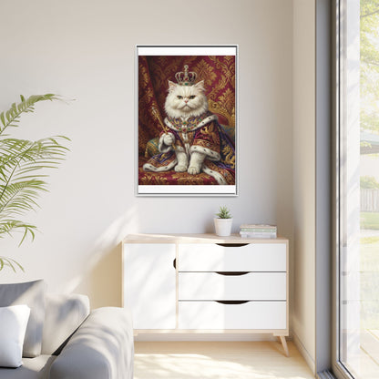 Royal Cat Portrait Canvas