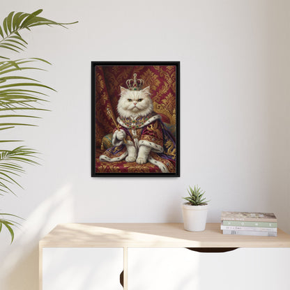 Royal Cat Portrait Canvas