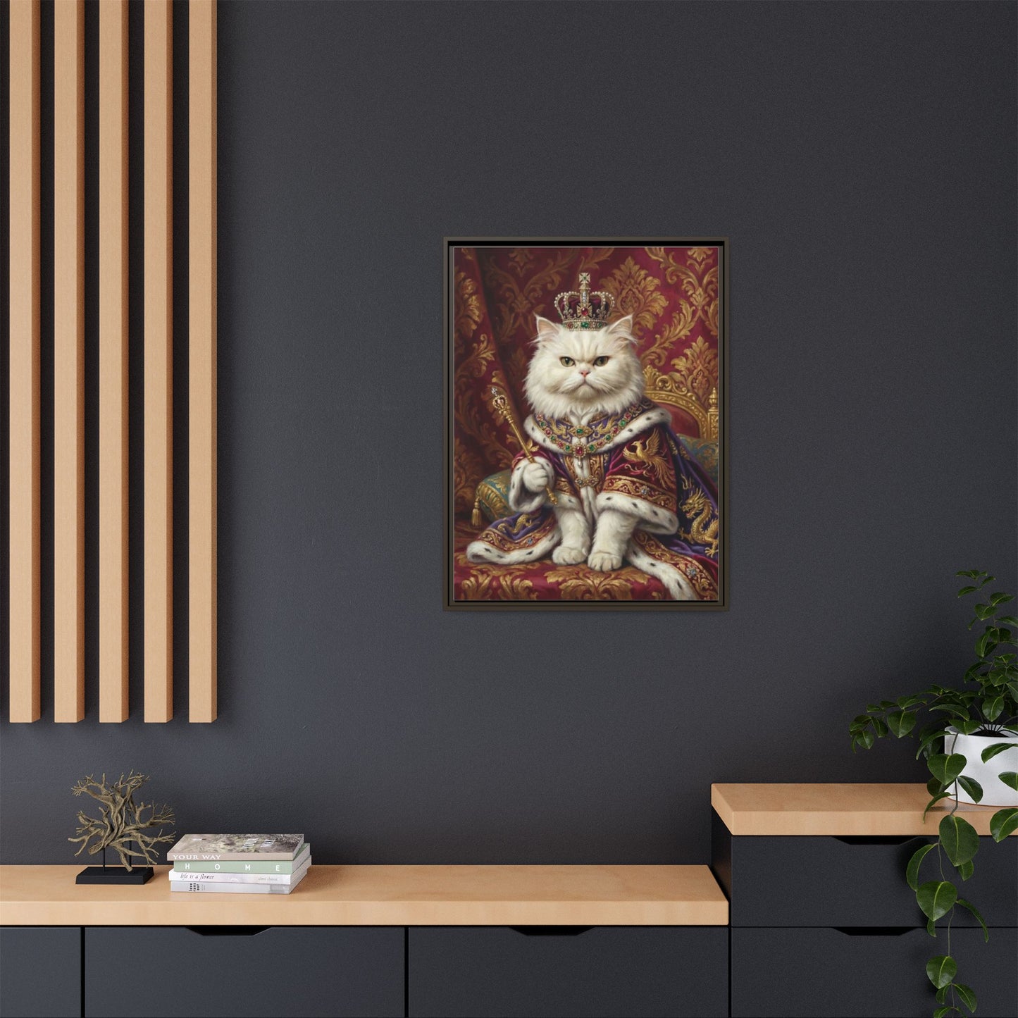 Royal Cat Portrait Canvas