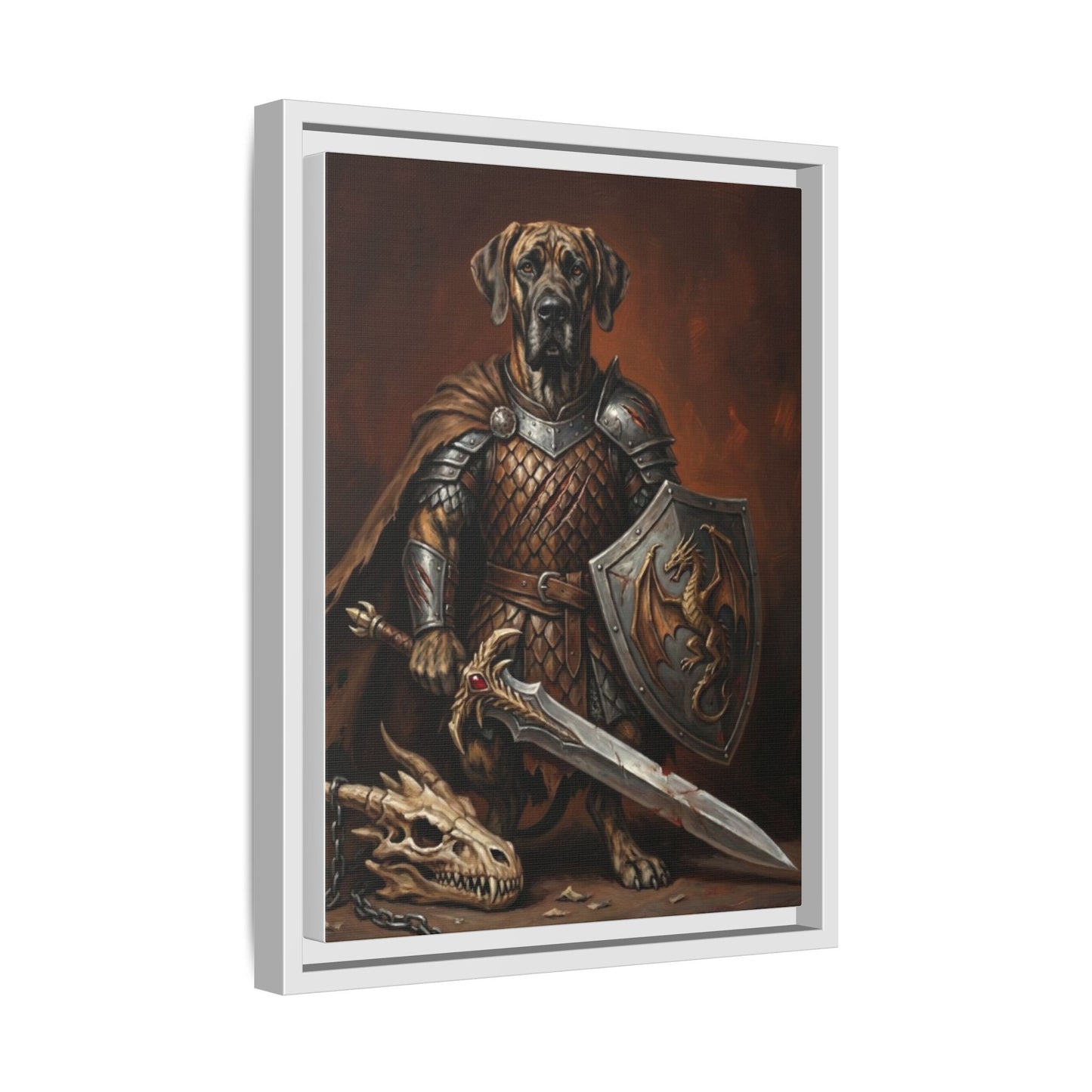The Fighter Dog Wall Art