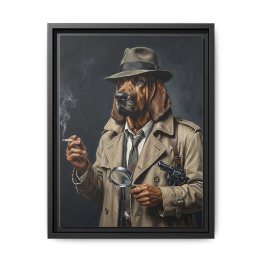 Detective Dog Wall Art