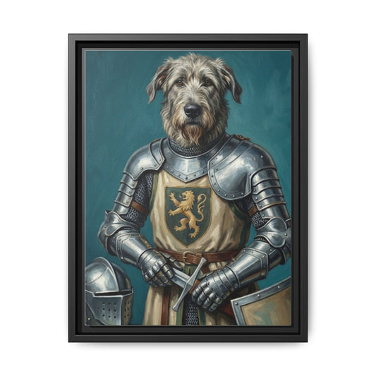 Medieval Knight Dog Portrait