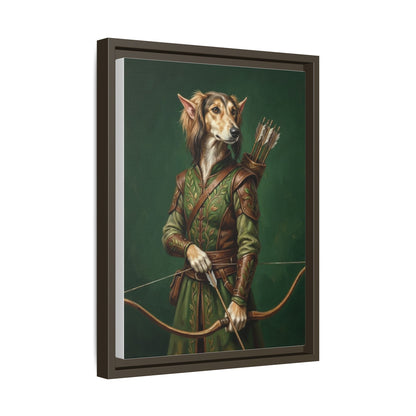 Archer Dog Matte Canvas Print