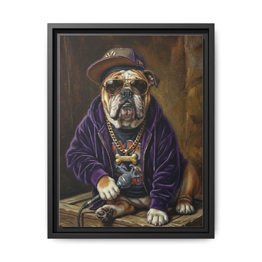 Hip-Hop Bulldog Portrait