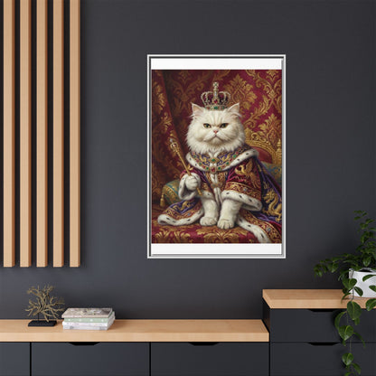 Royal Cat Portrait Canvas