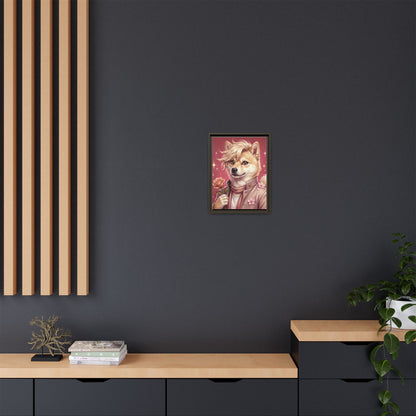 Romantic Shiba Portrait Art Print