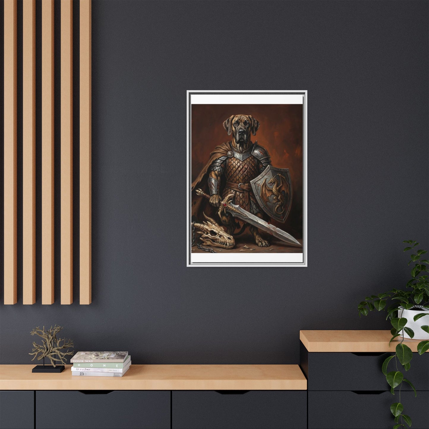 The Fighter Dog Wall Art