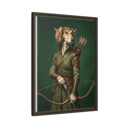 Archer Dog Matte Canvas Print