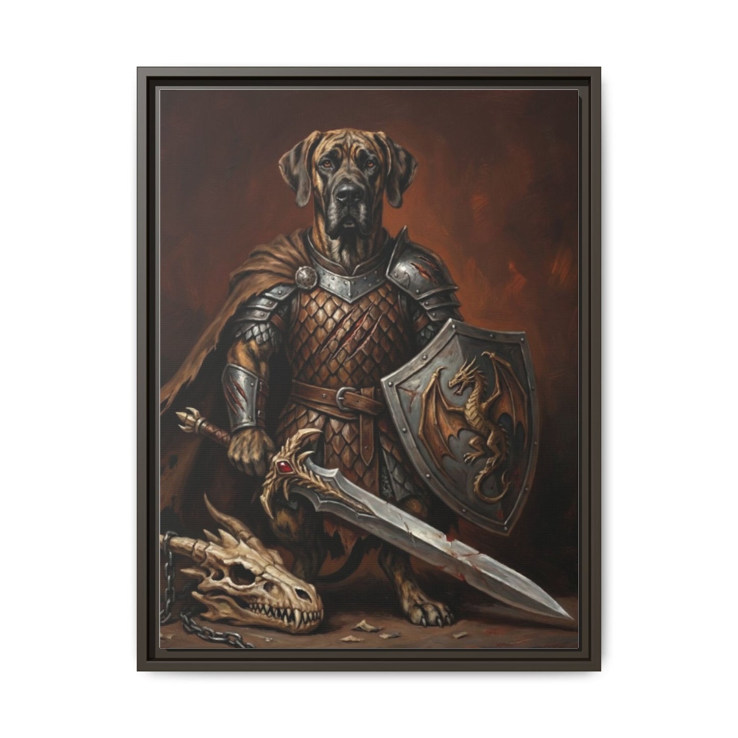 The Fighter Dog Wall Art