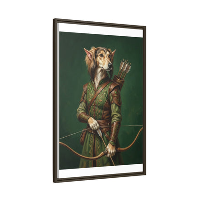Archer Dog Matte Canvas Print