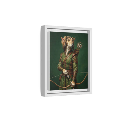 Archer Dog Matte Canvas Print