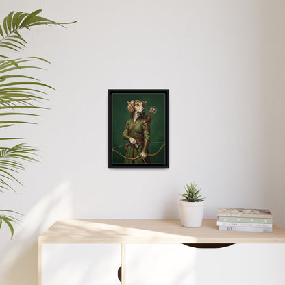 Archer Dog Matte Canvas Print