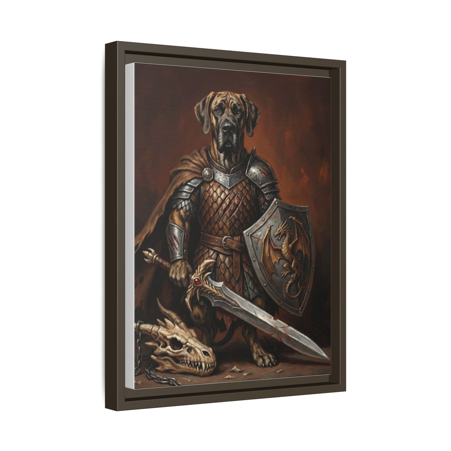 The Fighter Dog Wall Art